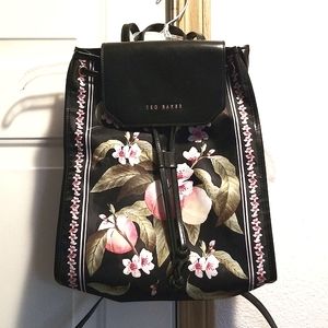 TED BAKER FLOWERED BACKPACK